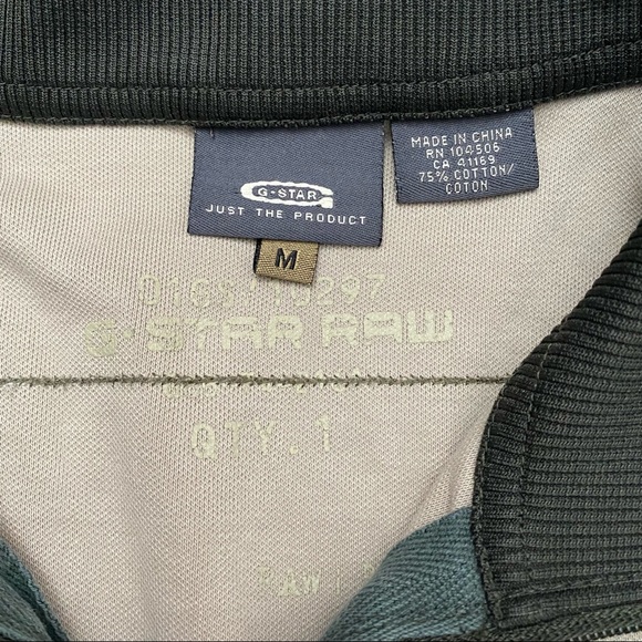 G Star Raw - zip up sweater jacket - lightweight - vintage - track suit jacket - Picture 5 of 7